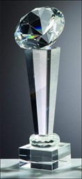 Zeige Details für Crystal Monument Diamond  Award, in 3 Größen Bild von Crystal Monument Diamond  Award, in 3 Größen
