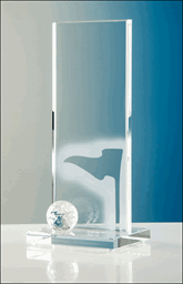 Zeige Details für Crystal Golf Flag Award, in 3 Größen Bild von Crystal Golf Flag Award, in 3 Größen