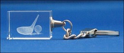 Zeige Details für Schlüsselanhänger Golfschläger mit Ball 3D-Glas fein gelasert BUDGETPREIS ! Bild von Schlüsselanhänger Golfschläger mit Ball 3D-Glas fein gelasert BUDGETPREIS !