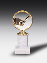Zeige Details für Metall-Award GOLF DRIVER auf echtem Marmor Bild von Metall-Award GOLF DRIVER auf echtem Marmor