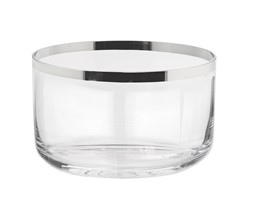 Zeige Details für Schale BASIC mit Platinrand, in drei Größen Bild von Schale BASIC mit Platinrand, in drei Größen