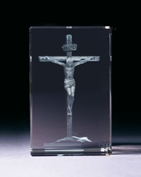 Zeige Details für Jesus Christus am Kreuz - in 3D-Glas mit edlem Textur-Effekt ! Bild von Jesus Christus am Kreuz - in 3D-Glas mit edlem Textur-Effekt !