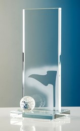 Zeige Details für Crystal Golf Flag Award, in 3 Größen Bild von Crystal Golf Flag Award, in 3 Größen