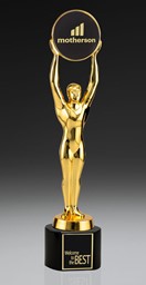 Zeige Details für Champions Award in 18-k-Goldoptik glanzlackiert und veredelt  Black Crystal Base Bild von Champions Award in 18-k-Goldoptik glanzlackiert und veredelt  Black Crystal Base