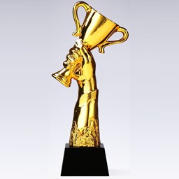 Zeige Details für Design Trophäe Golden Cup Bild von Design Trophäe Golden Cup