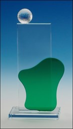 Zeige Details für Golf Crystal Green Award in 3 Größen Bild von Golf Crystal Green Award in 3 Größen