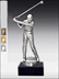 Bild von Golf-Figur aus Metall auf Marmorsockel ,in 3 Farben
