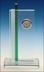 Bild von Kristallglas-Award Colour Column mit Quartz-Uhr