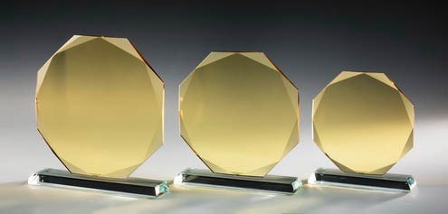 Bild von Gold Crystal Octagon Award