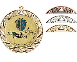 Bild von Medaille 7 cm aus Metall, in 3 Ausführungen
