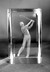 Bild von Golfer beim Abschlag  3D-Glas fein gelasert  BUDGETPREIS