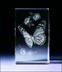 Bild von Schmetterling 3D-Glas mit raffiniertem Textur-Effekt !