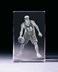 Bild von Basketballspieler in 3D-Glas mit raffiniertem Textur-Effekt !