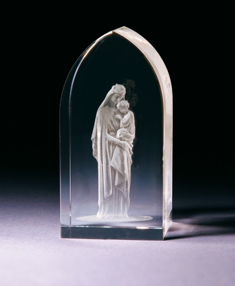 Awards Fur Events Und Golfturniere Golfer Beim Abschlag 3d Glas Mit Textur Effekt