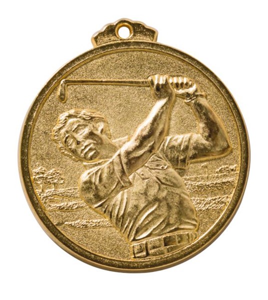 Bild von Medaille GOLFER 68 mm aus Metall