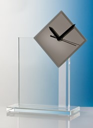 Bild von Kristallglas-Uhr MIRROR mit Quartz-Uhr