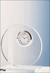 Bild von Kristallglas-Uhr ROUND mit Quartz-Uhr