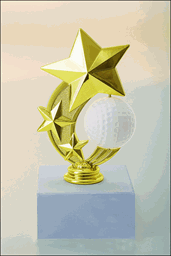 Bild von Golf-Staraward mit rotierendem Golfball
